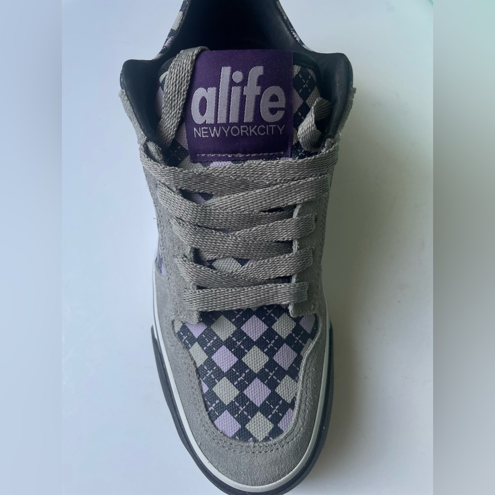ALife Everybody Lo Mini Lilac Men Sneakers Size 7 - Picture 3 of 13